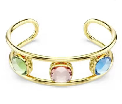 2025 New Hot Selling High-end Design Necklace Pendant Earrings Bracelet Jewelry Set Dopamine Color Scheme Simple and Generous